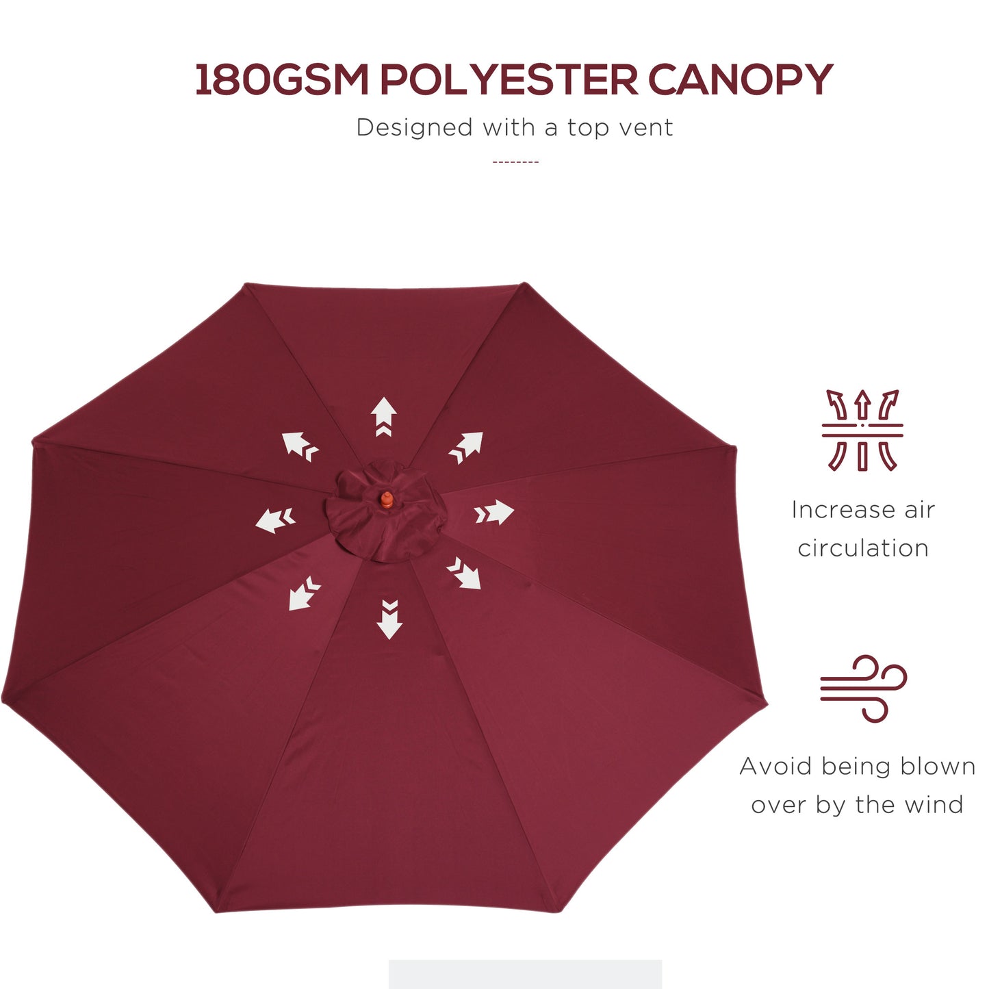 outsunny-3m-bamboo-wooden-market-patio-umbrella-garden-parasol-outdoor-sunshade-canopy-8-ribs-wine-red