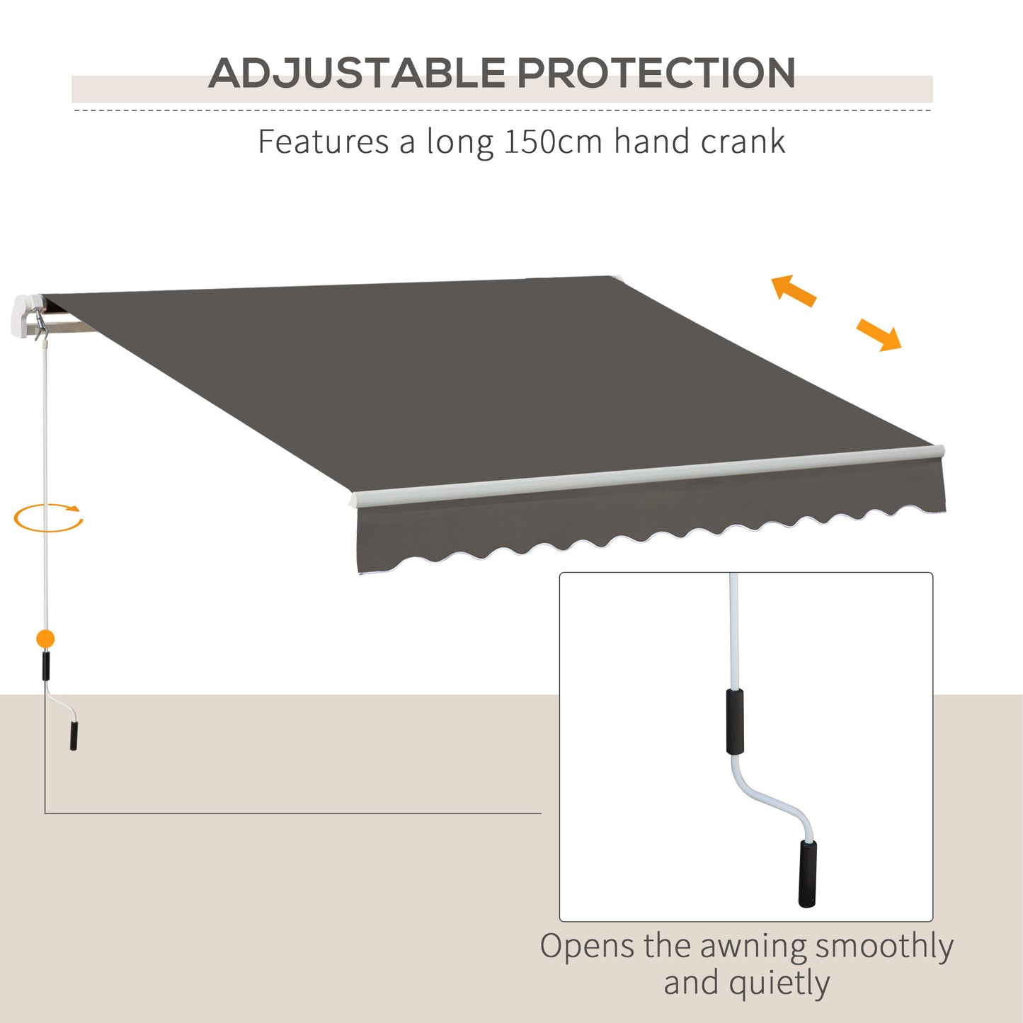 outsunny-window-awning-canopy-garden-outdoor-shelter-patio-sun-shade-uv-blocker-light-weight-aluminium-frame-w-hand-crank-3-x-2m-grey