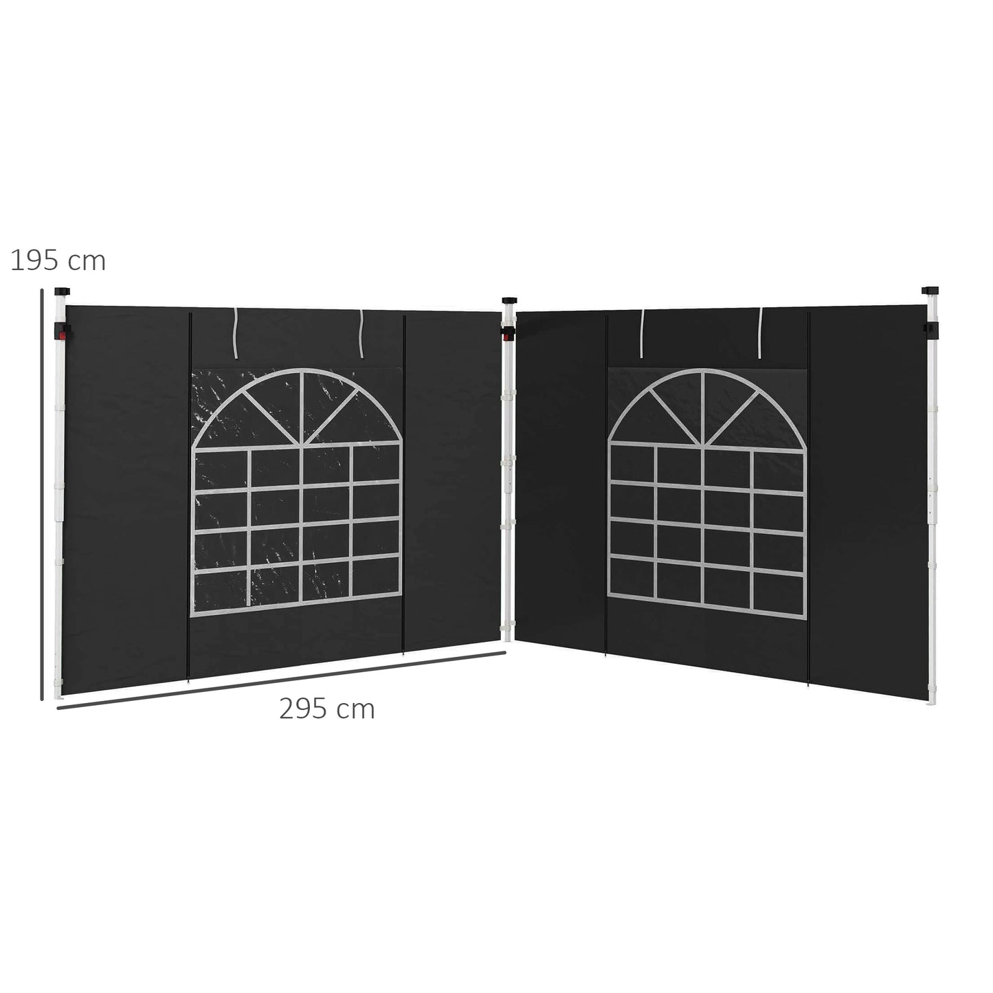 outsunny-gazebo-side-panels-2-pack-sides-replacement-for-3x3m-or-3x6m-pop-up-gazebo-with-windows-and-doors-black