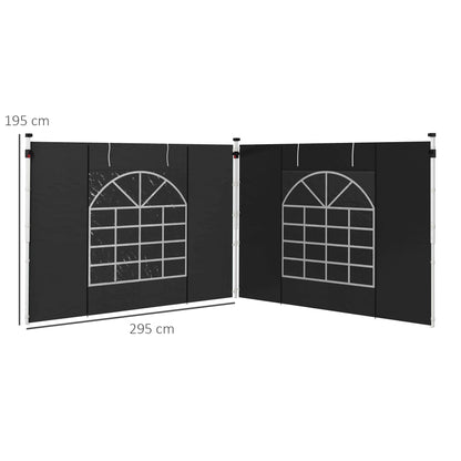 outsunny-gazebo-side-panels-2-pack-sides-replacement-for-3x3m-or-3x6m-pop-up-gazebo-with-windows-and-doors-black