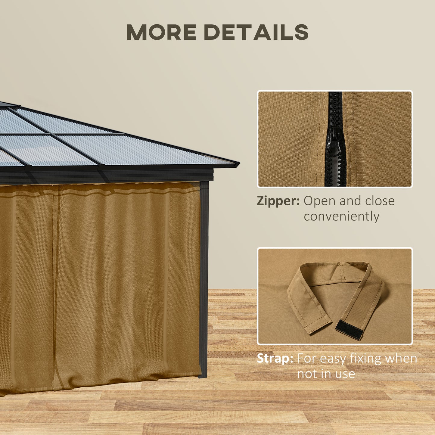 outsunny-replacement-gazebo-curtain-4-panel-sidewalls-with-zipper-for-3-x-3-m-yard-gazebos-canopy-tent-brown