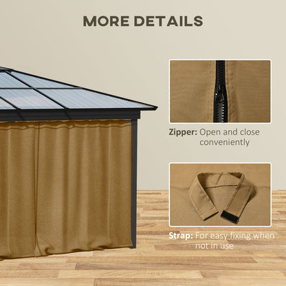 outsunny-replacement-gazebo-curtain-4-panel-sidewalls-with-zipper-for-3-x-3-m-yard-gazebos-canopy-tent-brown