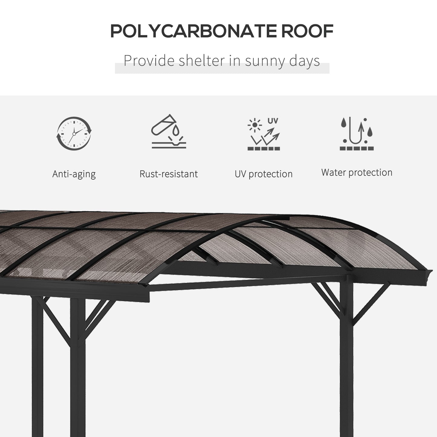 outsunny-5-x-3m-hardtop-carport-aluminium-gazebo-pavilion-garden-shelter-pergola-with-polycarbonate-roof-brown