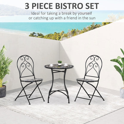 outsunny-3-piece-garden-outdoor-bistro-set-with-coffee-table-and-2-folding-chairs-mosaic-tile-top-and-seats-metal-frame-for-patio-balcony