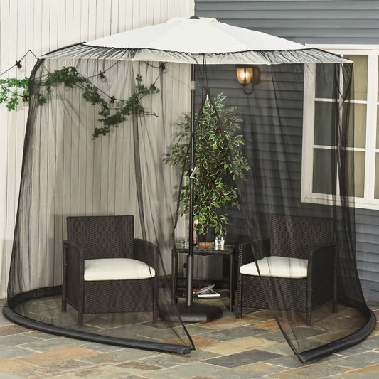 outsunny-2-3m-umbrella-table-screen-outdoor-patio-cover-mosquito-insect-net-zipped-door