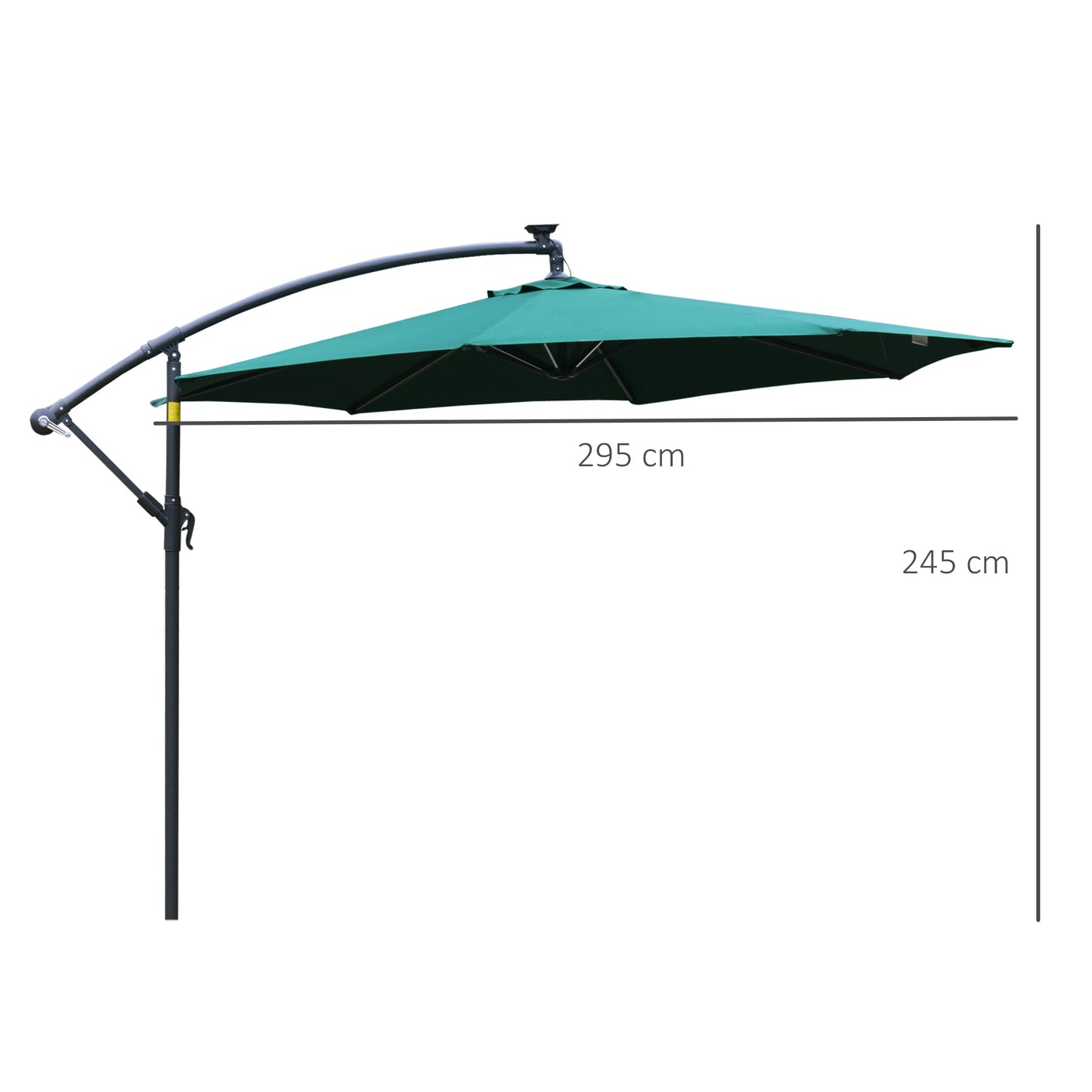 outsunny-3m-led-cantilever-patio-banana-parasol-w-crank-cross-base-hanging-offset-umbrella-frame-steel-aluminium-garden-table-outdoor-green