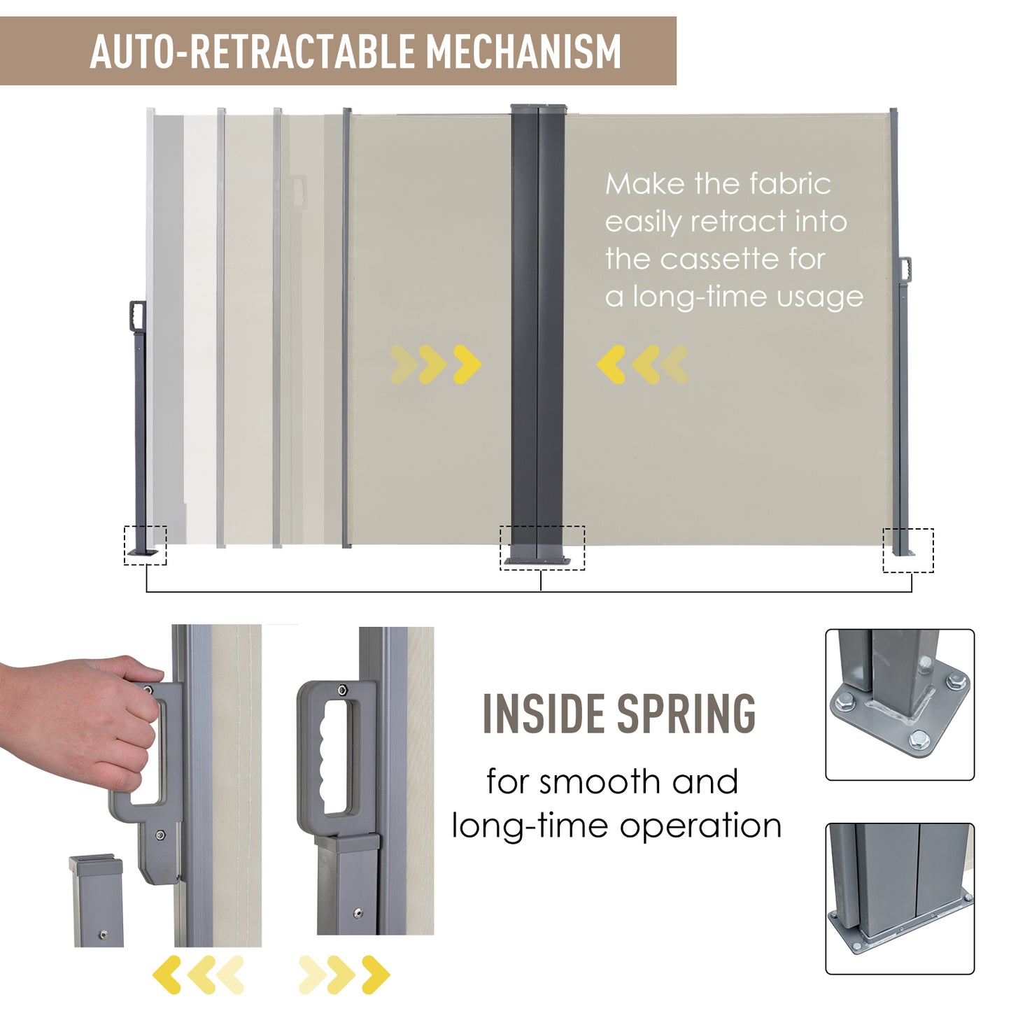 outsunny-patio-retractable-double-side-awning-folding-privacy-screen-fence-privacy-wall-corner-sun-shade-wind-screen-room-divider-cream-white