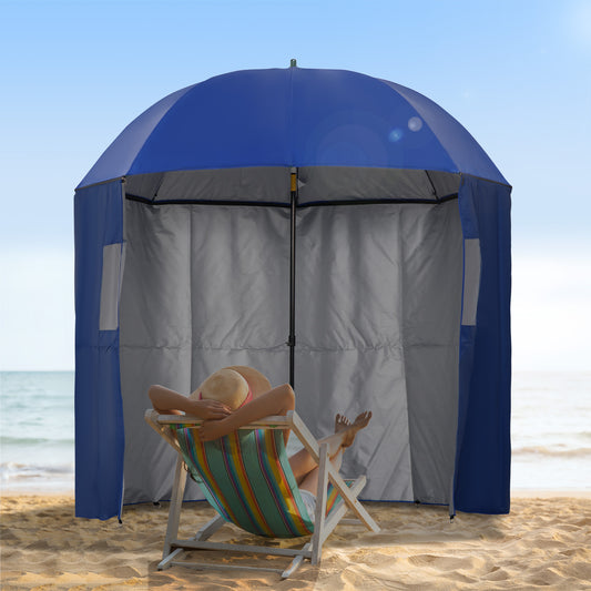 outsunny-2m-beach-parasol-fishing-umbrella-brolly-with-sides-and-push-botton-tilt-sun-shade-shelter-with-carry-bag-uv30-blue