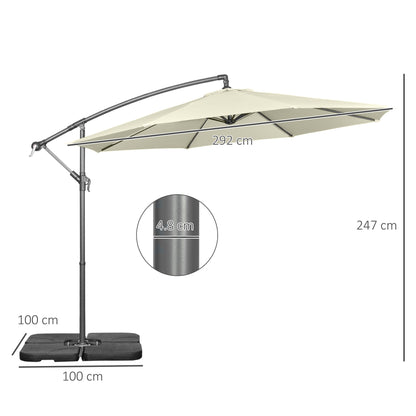 outsunny-3m-garden-parasol-sun-shade-banana-umbrella-cantilever-with-crank-handle-cross-base-beige