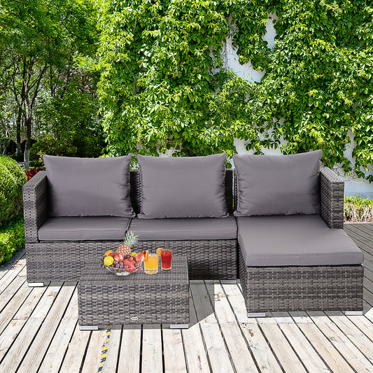 outsunny-4-seater-outdoor-garden-pe-rattan-furniture-set-grey