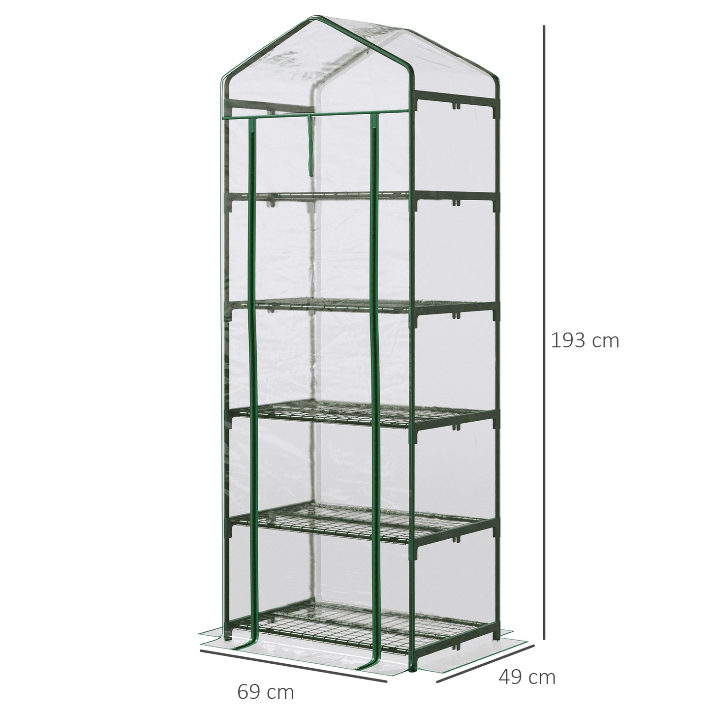 outsunny-5-tier-greenhouse-outdoor-flower-stand-pvc-cover-portable-shed-metal-frame-transparent-69-x-49-x-193cm