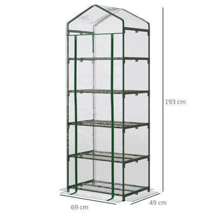 outsunny-5-tier-greenhouse-outdoor-flower-stand-pvc-cover-portable-shed-metal-frame-transparent-69-x-49-x-193cm