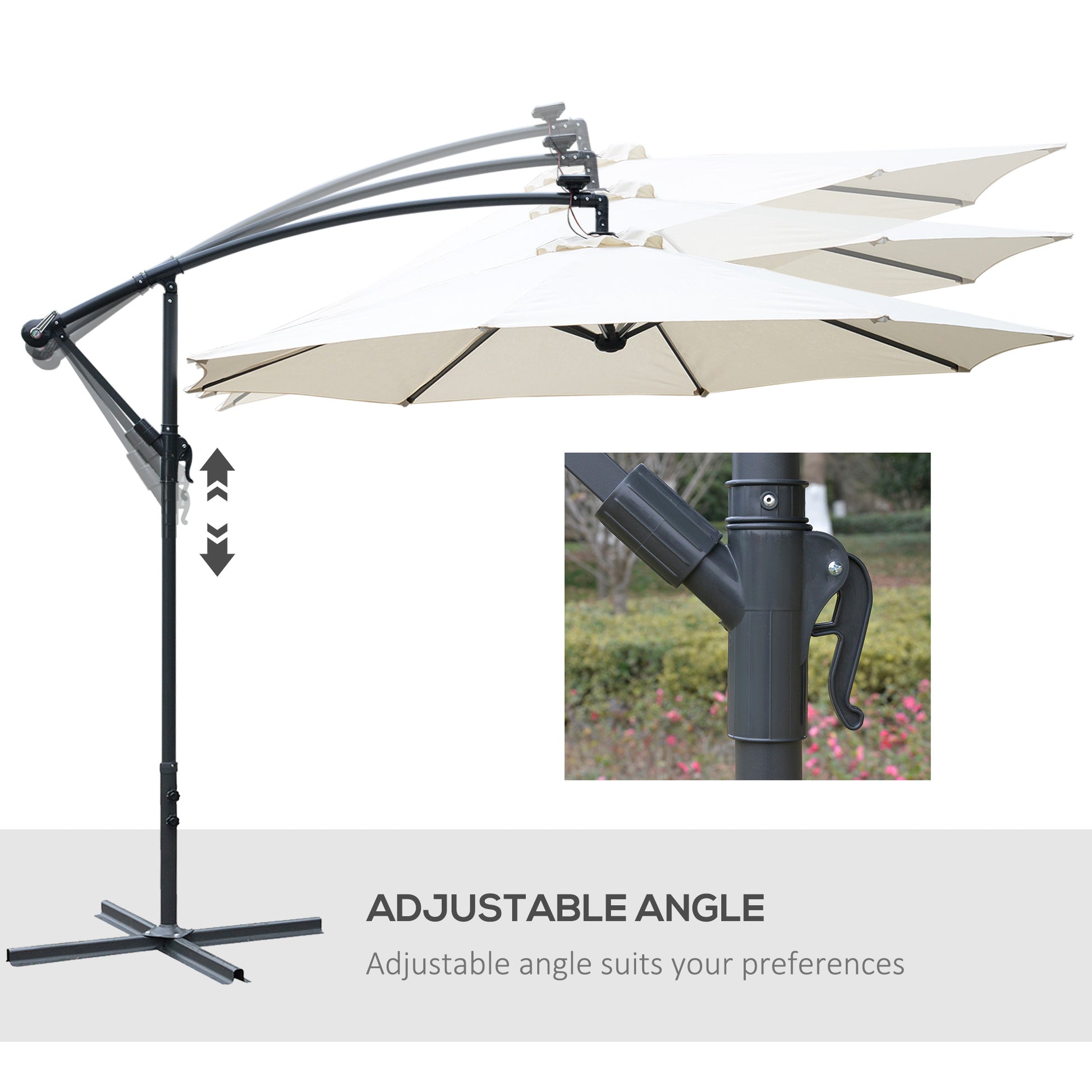 outsunny-3m-led-cantilever-parasol-banana-garden-umbrella-with-solar-lights-crank-handle-and-cross-base-hanging-sun-shade-off-white