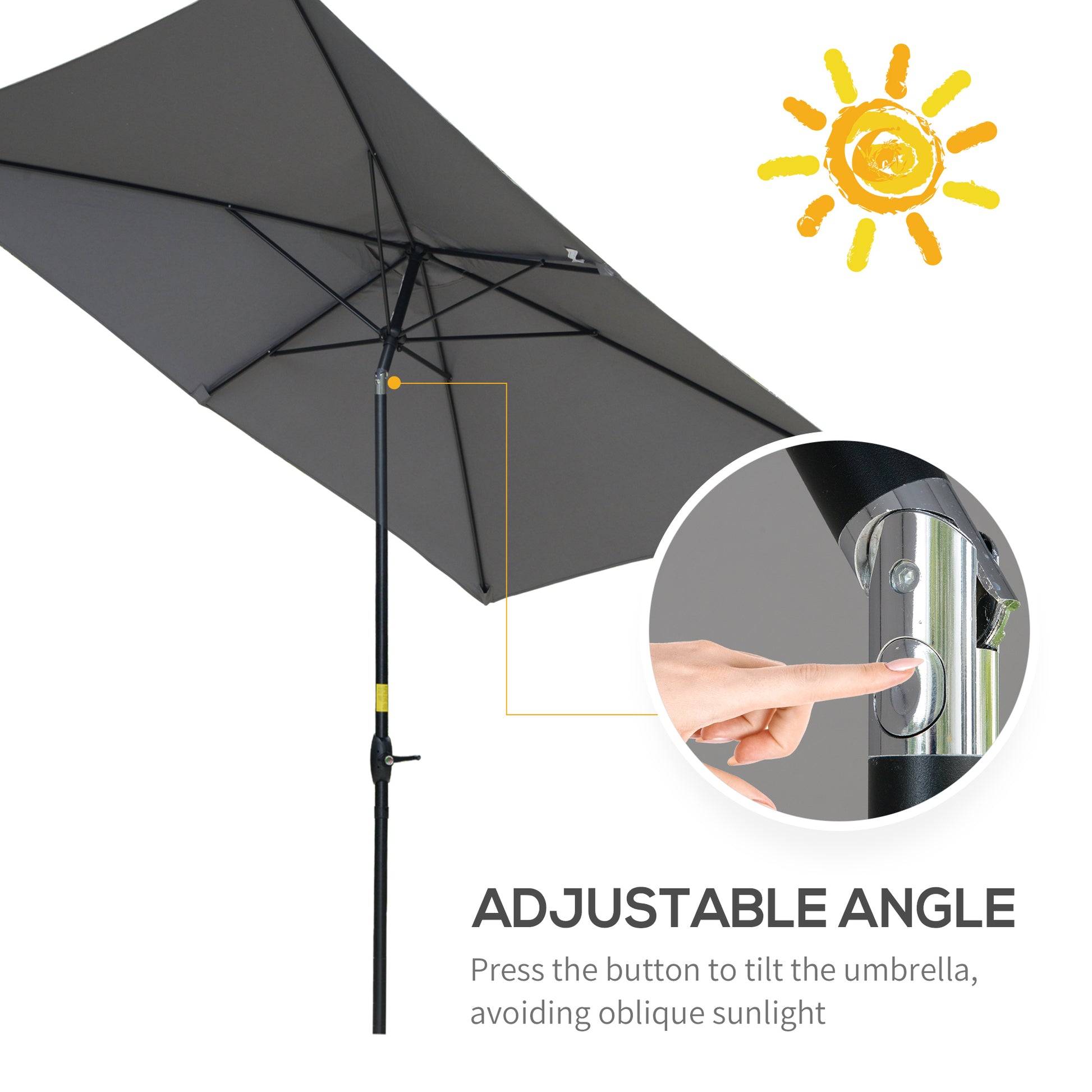 outsunny-2-x-3m-garden-parasols-umbrellas-rectangular-patio-market-umbrella-outdoor-sun-shade-w-crank-push-button-tilt-aluminium-pole-dark-grey