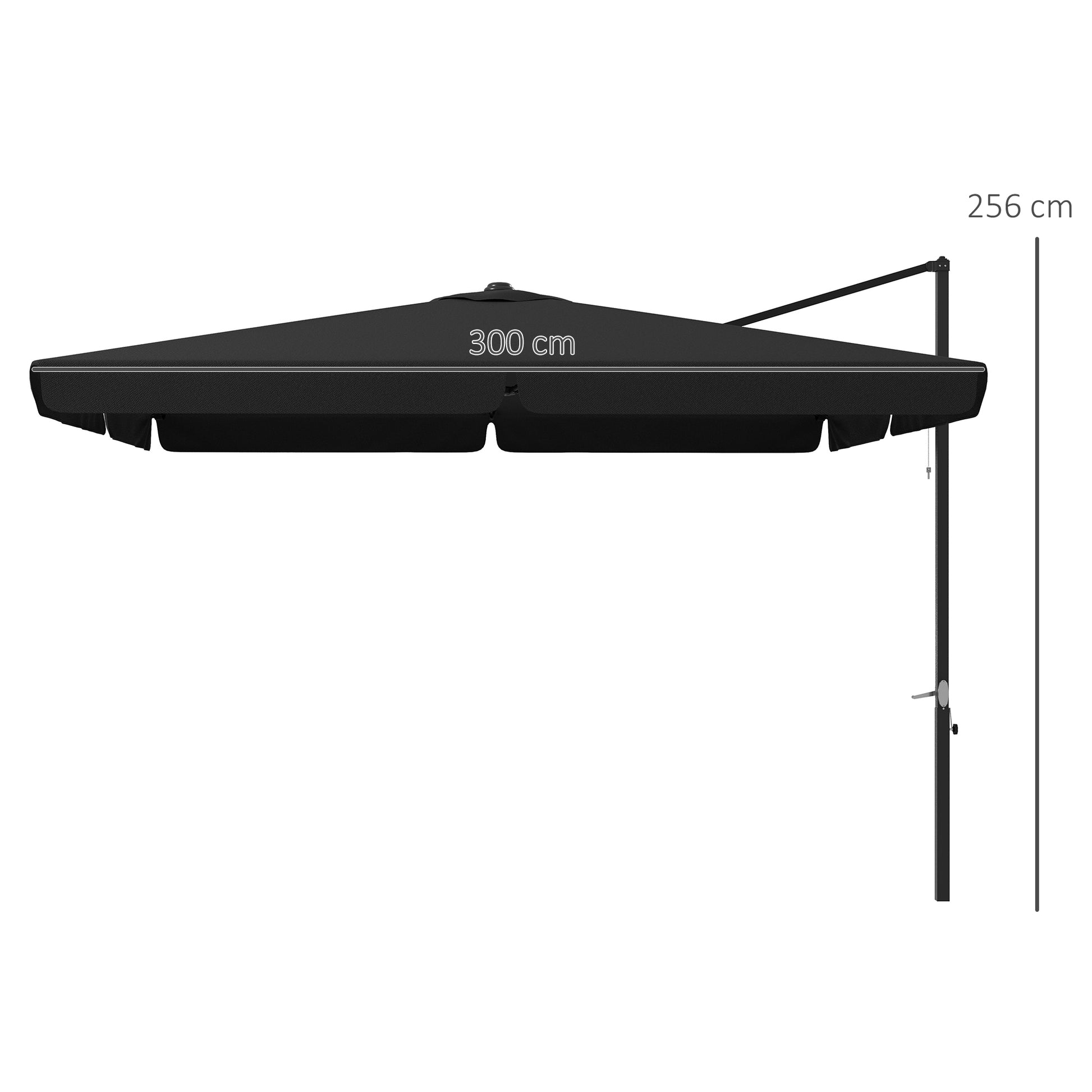 outsunny-3m-cantilever-roma-parasol-hanging-garden-parasol-aluminium-square-patio-umbrella-with-crank-handle-and-tilt-outdoor-patio-sun-shade-with-vented-top-8-ribs-cross-base-grey