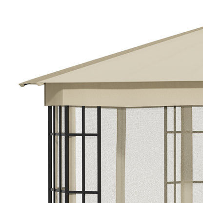 outsunny-3-7-x-3m-patio-gazebo-canopy-garden-tent-shelter-with-2-tiers-roof-and-mosquito-netting-metal-frame-beige