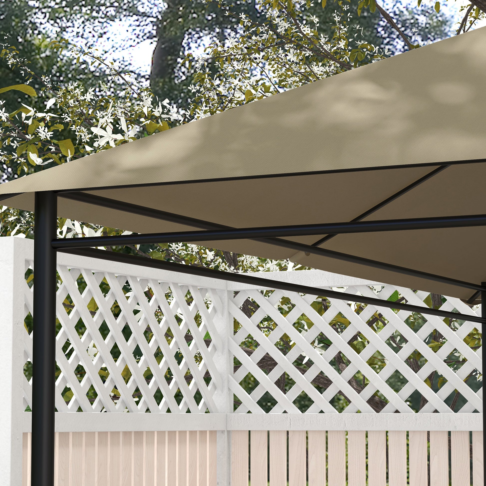 outsunny-3-x-4m-gazebo-canopy-replacement-cover-gazebo-roof-replacement-top-cover-only-khaki