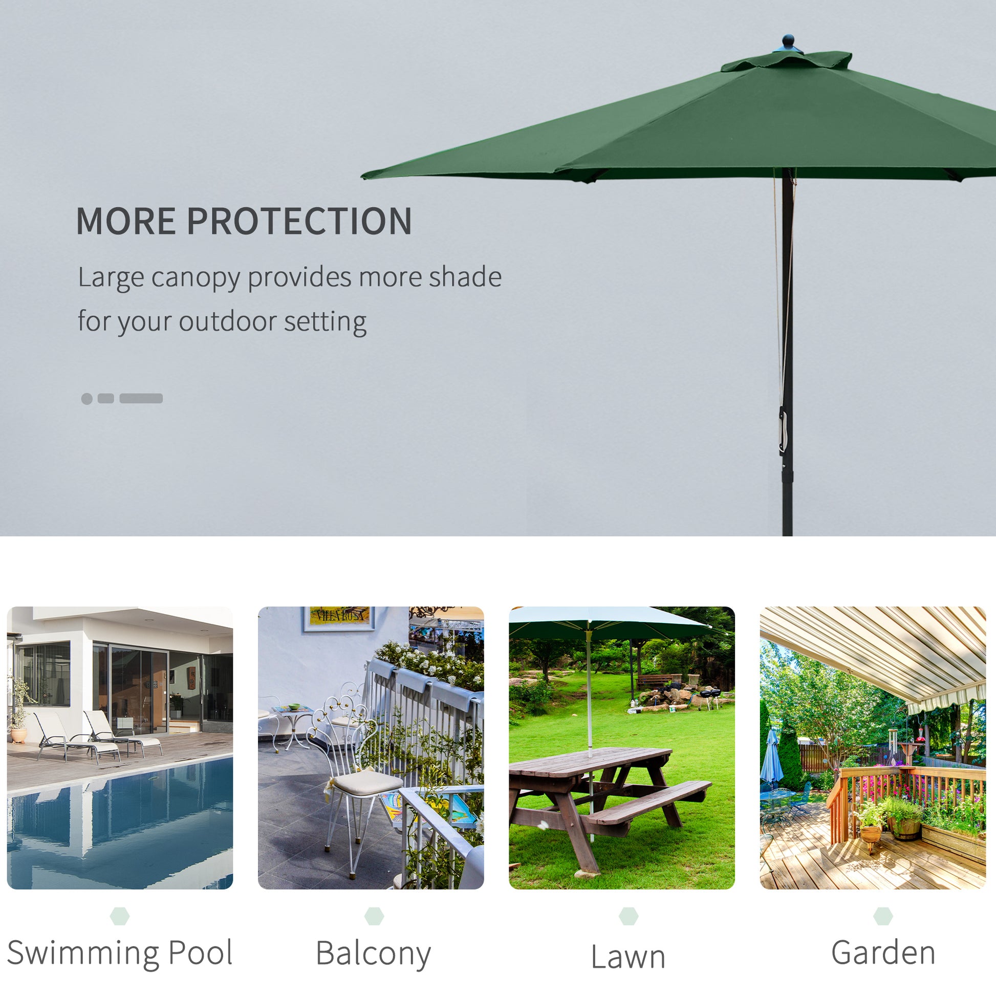 outsunny-2-8m-patio-parasols-umbrellas-outdoor-6-ribs-sunshade-canopy-manual-push-garden-backyard-furniture-green